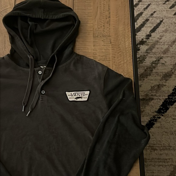 Vintage Vans Off The Wall Light Weight Hoodie - Size Medium - Picture 2 of 11